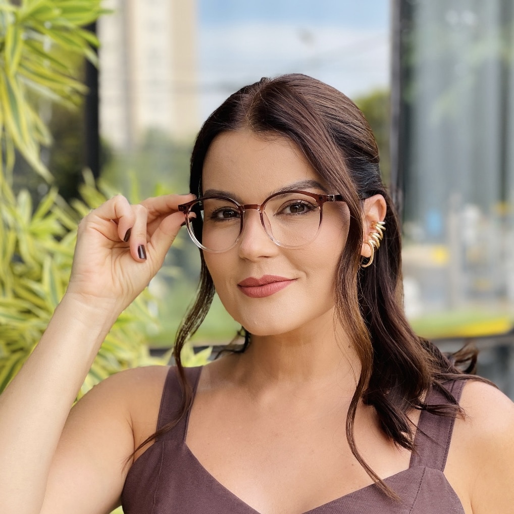 safine com br oculos de grau feminino redondo rose e transparente leticia 1 safine com br oculos de grau feminino redondo rose e transparente leticia 1