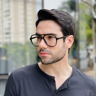 safine com br oculos de grau masculino aviador preto nicolas 2 0 3