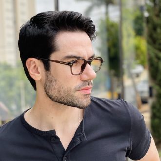 safine com br oculos de grau masculino quadrado marrom tom 2 0 2