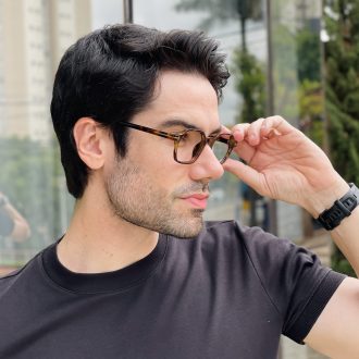 safine com br oculos de grau masculino quadrado tartaruga tom 2 0 2