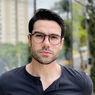 safine com br oculos de grau masculino redondo azul matteo 2 0