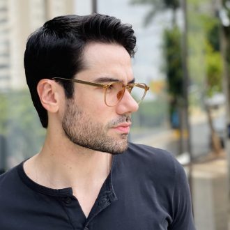 safine com br oculos de grau masculino redondo champanhe matteo 2 0 2