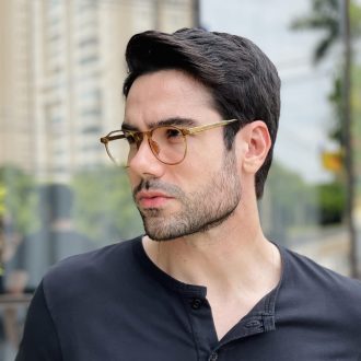 safine com br oculos de grau masculino redondo champanhe matteo 2 0 3