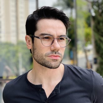 safine com br oculos de grau masculino redondo cinza fernando 2 0 1