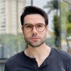 safine com br oculos de grau masculino redondo marrom matteo 2 0