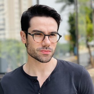 safine com br oculos de grau masculino redondo preto e tartaruga fernando 2 0 1
