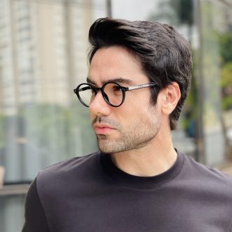 safine com br oculos de grau masculino redondo preto fernando 2 0 7