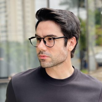 safine com br oculos de grau masculino redondo preto matteo 2 0 3