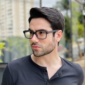 safine com br oculos de grau masculino retangular cinza caio 2 0 3