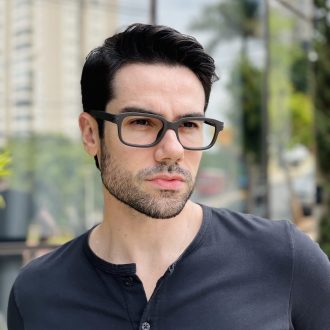 safine com br oculos de grau masculino retangular marrom caio 2 0 1