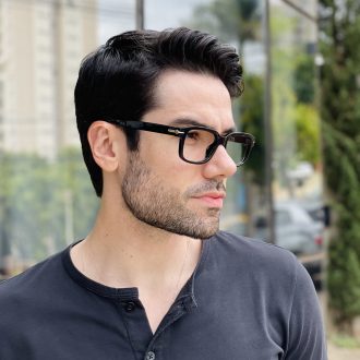 safine com br oculos de grau masculino retangular preto caio 2 0 2