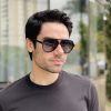 safine com br oculos de sol aviador masculino preto nicolas