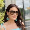 safine com br oculos de sol feminino aviador preto e marrom celeste 3