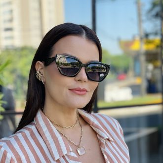 safine com br oculos de sol feminino gatinho preto clau 4