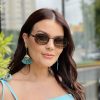 safine com br oculos de sol feminino oval preto vitoria 3