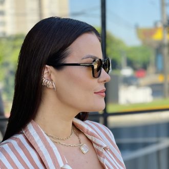 safine com br oculos de sol feminino quadrado preto e amarelo chiara 2