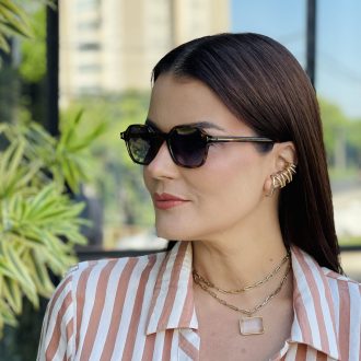 safine com br oculos de sol feminino quadrado rajado chiara