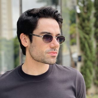 safine com br oculos de sol masculino oval prata hugo 1
