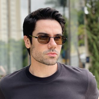 safine com br oculos de sol masculino oval preto hugo