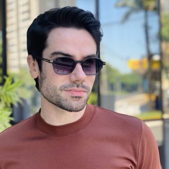 safine com br oculos de sol masculino quadrado cinza tom 1