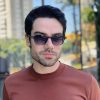 safine com br oculos de sol masculino quadrado cinza tom