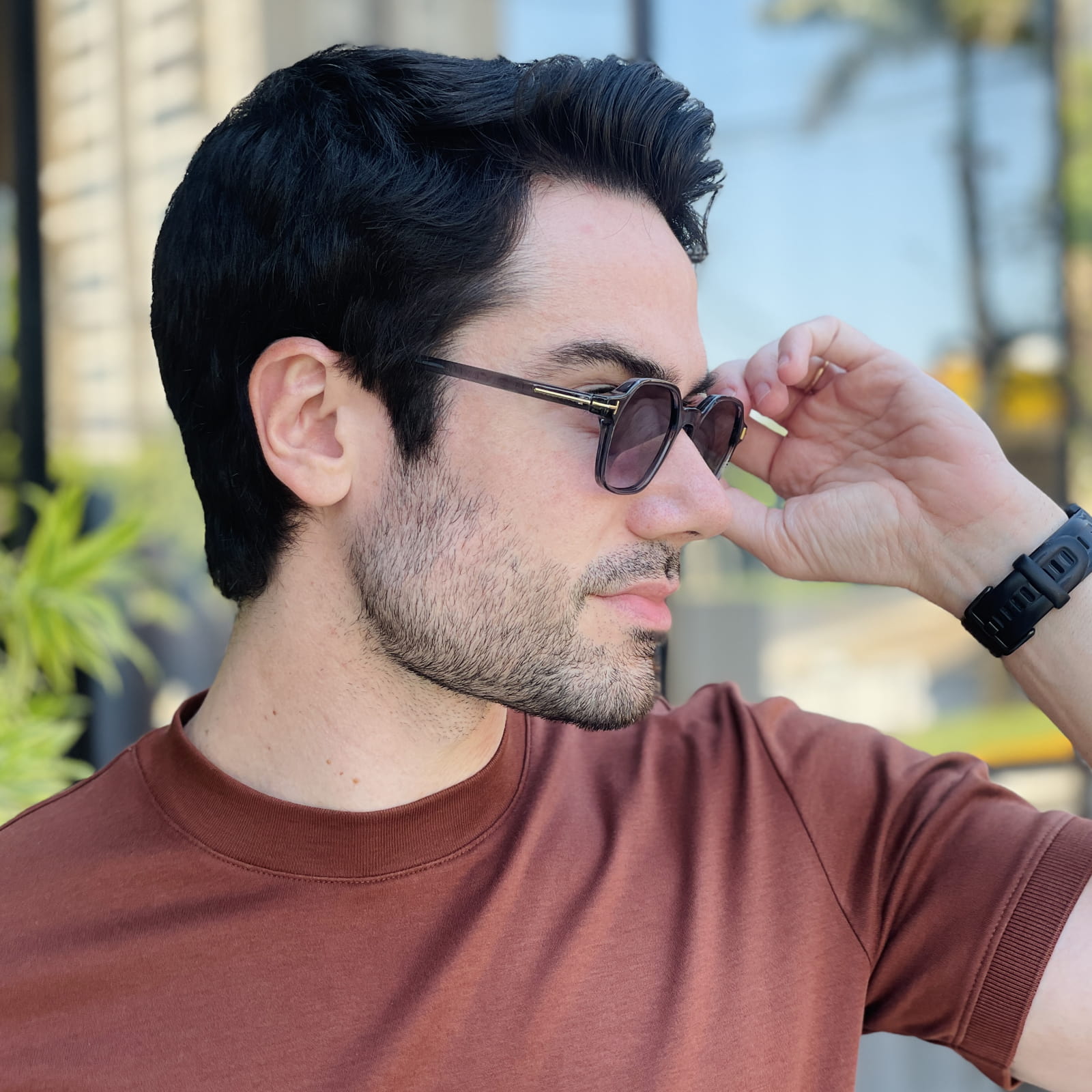 safine com br oculos de sol masculino quadrado cinza tom 2 safine com br oculos de sol masculino quadrado cinza tom 2