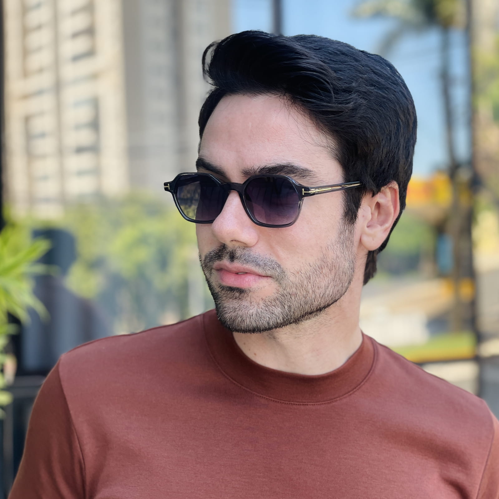safine com br oculos de sol masculino quadrado cinza tom 3 safine com br oculos de sol masculino quadrado cinza tom 3