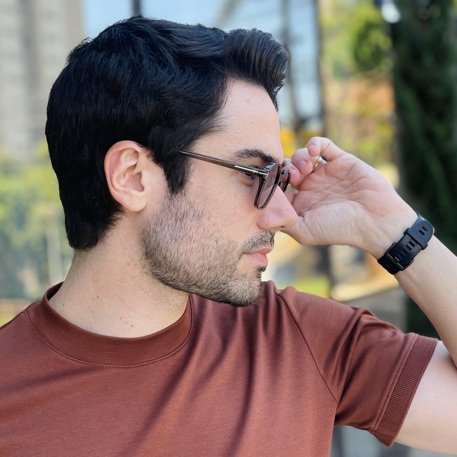 safine com br oculos de sol masculino quadrado marrom tom 2 safine com br oculos de sol masculino quadrado marrom tom 2