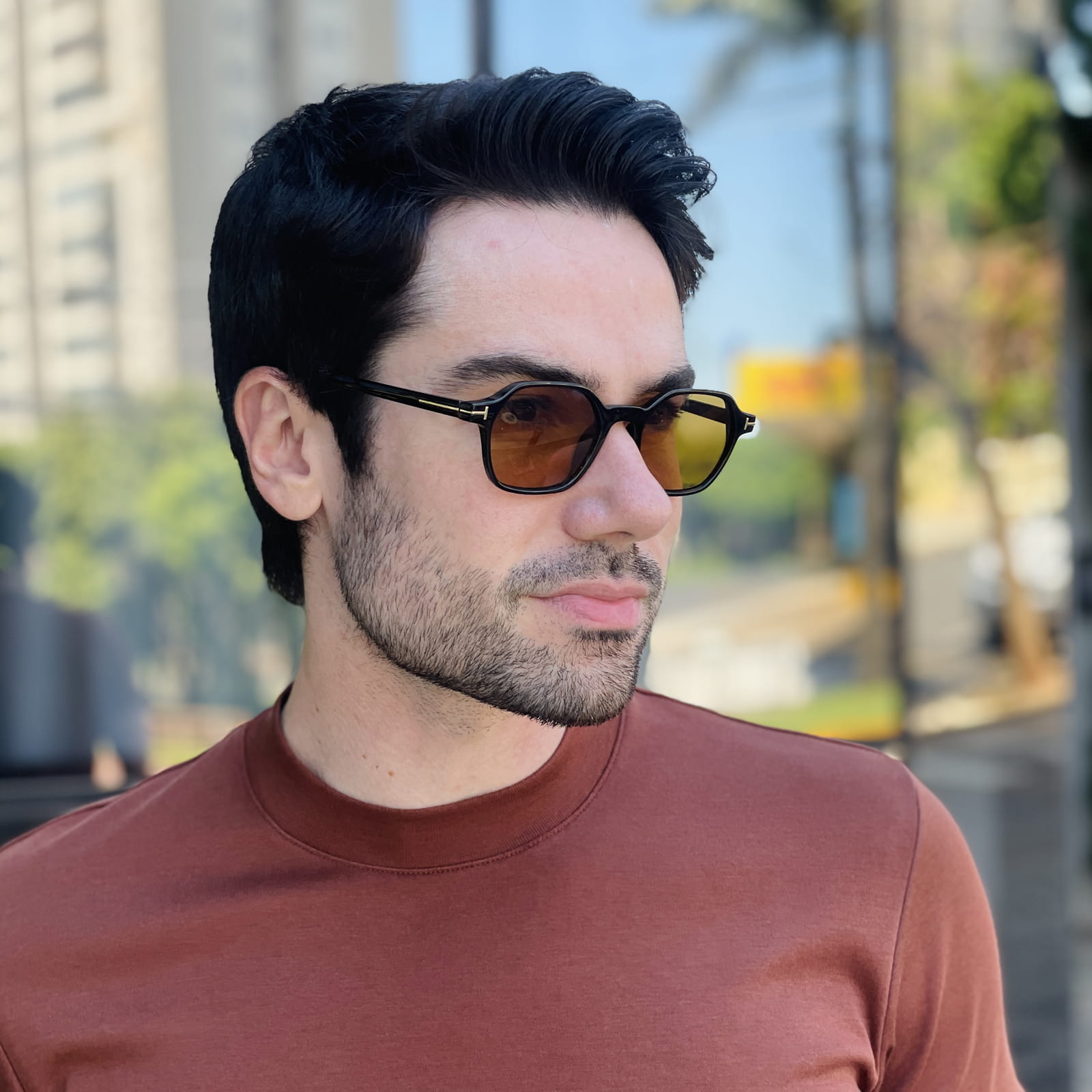 safine com br oculos de sol masculino quadrado preto e amarelo tom 1 safine com br oculos de sol masculino quadrado preto e amarelo tom 1