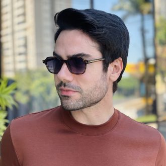 safine com br oculos de sol masculino quadrado rajado tom 3