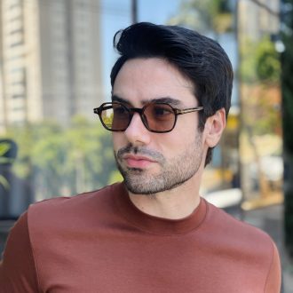 safine com br oculos de sol masculino quadrado tartaruga tom 3