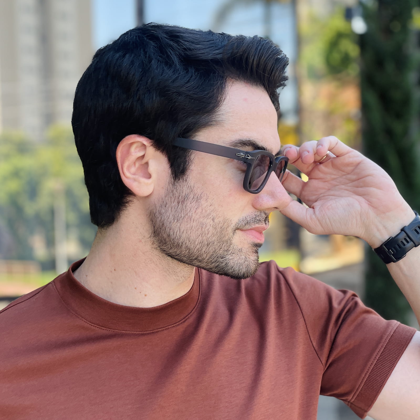 safine com br oculos de sol masculino retangular cinza fosco caio 2 safine com br oculos de sol masculino retangular cinza fosco caio 2