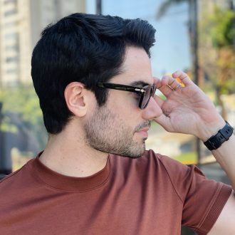 safine com br oculos de sol masculino retangular preto caio 2