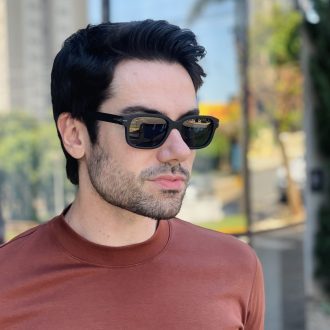 safine com br oculos de sol masculino retangular preto fosco caio 1