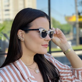 safine com br oculos feminino 2 em 1 clip on quadrado transparente helena 2