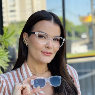 safine com br oculos feminino 2 em 1 clip on quadrado transparente helena 7